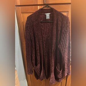 Velvety Knit Cardigan